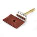 Genuine Cowhide Leather Safety Razor Head Cover | Travel-Friendly Double Edge Razor Case (Cognac - Buy Online on GoSupps.com