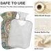 Boho Mandala Hot Water Bottle | 1L Heat Bottle for Pain Relief & Bed Warmer - Perfect for Headaches & Feet - Buy Online on GoSupps.com