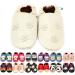 MiniFeet Premium Soft Leather Baby Shoes - BUY 4 PAIRS & GET 1 OF THEM FOR FREE ! - Toddler Shoes - 0-6 Months to 4-5 Years 0-6 Months Cream Daisies