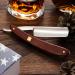 Straight Razors for Men - Premium Steel Blade Wooden Handle Barber Set with Leather Strop & Travel Box - Best International Shipping - Buy Online on GoSupps.com