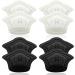 Shop WLLHYF 4 Pairs Self-Adhesive Heel Pads - Anti-Blister Cushion Inserts for Loose Shoes (Black & Apricot) - Universal Fit for Men & Women - Buy Online on GoSupps.com