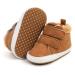 RVROVIC Baby Boys Girls Anti-Slip Sneakers Soft Ankle Boots Toddler First Walkers Newborn Crib Shoes 0-6 Months A1 Brown