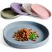 ne & no food bowl for small dogs and puppies I feed shell flat |Reisenapf |Siliconn bowl wide for dry food and wet food |Water bowl I Campingnapf (steel blue)