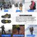 GT10 Light Ice Snow Grips Cleat Crampons - Large Size Slip-on Stretch Footwear for Over Shoe/Boot Traction - Buy Online on GoSupps.com
