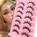 7 Pairs Manga False Eyelashes - Natural Look Anime & Cosplay Lashes 15mm Faux Mink Spiky Fake Lashes - International Shipping Available! - Buy Online on GoSupps.com