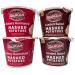 Idahoan Microwavable Instant Mashed Potatoes Variety Bundle pack(2)Loaded Baked 1.5oz/ea (2)Buttery Homestyle 1.5oz/ea 4pack total-Gluten Free