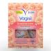 Vagisil Scentsitive Scents On-The-Go Feminine Cleansing Wipes, pH Balanced, Peach Blossom, Individually Wrapped, 16 Count (Pack of 1)