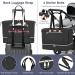Multi-Functional Large Mom Bag Set - 7 Pieces Baby Wrap Bag with Diaper Pad Pacifier Bag & Organizer - Ideal for Travel & Delivery (Black) - Buy Online on GoSupps.com
