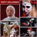 Ultimate Halloween Makeup Kit - Special Effects Zombie Makeup Fake Blood Gel Scar Wax Spatula Stickers & Sponges for Vampire Cosplay - Buy Online on GoSupps.com