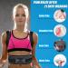 ZINUU Posture Corrector for Men and Women - Back Support Brace with Adjustable Shoulder and Lumbar Belt - Pain Relief Gift for Parents - Black, Waist 70-130 cm - Buy Online on GoSupps.com