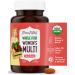 Mama Natural Organic Women's Multivitamin Whole Food Based 1 A Day Vegan Tablet USDA Organic Non-GMO Clean Label Multivitamin for Women 30 Day Supply with Iron & Methylated B12