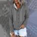 oelaio Fashion Women Zipper Winter Lengthened Plush Long Sleeve Outwear Gray Medium - Buy Online on GoSupps.com