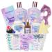 Cinnamon Berry Spa Gift Set for Women  11Pcs Relaxing Bath and Body Gift Sets  Birthday Gifts with Bubble Bath  Body Oil  Candle  Bath Soak Powder  Lip Stick  Gel Eyemask  Home Spa Gift Basket