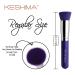 Keshima Flat Top Kabuki Foundation Brush - Premium Makeup Brush for Liquid, Cream, and Powder - Buffing, Blending, and Face Brush in Regular Size Neon Purple - Buy Online on GoSupps.com
