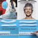 100 PCS Clear Disposable Plastic Shower Caps - Large Elastic Bath Cap for Women, Spa, Home Hotel, Salon - Individually Wrapped - Buy Online on GoSupps.com