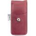 REMOS Red Genuine Leather Nail Case Empty Storage for 3 Nail Instruments | International Shipping - Buy Online on GoSupps.com