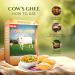 Patanjali Cow Ghee 1L - Premium Pure Indian Ghee for Cooking & Healthy Living | Buy Online Internationally - Buy Online on GoSupps.com