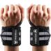 Wrist Wraps for Weightlifting (USPA, IPL, USAW & IWF Approved) - 18 Premium Quality Weight Lifting Wrist Support Straps for Bench Press, Overhead Press, Dips and Curls  Best Wristbands for Olympic Lifting Gym Workout, Cross-Training, Bodybuilding, Strengt