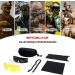 Sposune Outdoor Tactical Glasses - Impact Resistant UV400 Shooting Sunglasses with 3 Interchangeable Lenses | Unisex Anti-Fog Eye Protection for Hunting Cycling & Driving - Buy Online on GoSupps.com