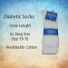 Men's Diabetic Socks King Size 13-16 Crew Length - 12 Pairs White - Buy Online on GoSupps.com