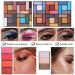CHARMCODE All-in-One Professional Makeup Gift Kit for Women - 54 Eyeshadows Blush Highlighter Brushes & More - Perfect Christmas Gift - Buy Online on GoSupps.com