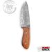 Perkin Damascus Hunting Knife - Premium Damascus Steel with Sheath | International Shipping - Buy Online on GoSupps.com