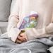 Dinosaur Castle Hot Water Bottle with Plush Cover - Hand Warmer for Adults & Kids | 26.5x15.3cm - International Shipping - Buy Online on GoSupps.com