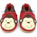 Dotty Fish Soft Leather Baby Shoes for Boys | Non Slip Toddler Shoes | Animal Designs | Red Monkey | 0-6 Months to 4-5 Years - Buy Online on GoSupps.com