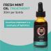 Premium Mint & Almond Beard Oil - Nourishing Soy Oil Formula for Healthy Beards (1 Fl Oz - Buy Online on GoSupps.com