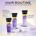 John Frieda Violet Crush Purple Shampoo for Brass Repair of Natural and Colour-Treated Blonde Hair | Neutralizes Brassiness and Yellow tones | Cool tone blonde | Purple Pigments | Travel Size (45 mL) 45 ml (Pack of 1) Mini - Buy Online on GoSupps.com