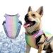 MOPP Dog Cooling Vest, Dogs Cooling Jacket Breathable 3-Layer Evaporative Pet Cooler for Small Medium Dogs Training, Walking (Rainbow, L) Rainbow Large