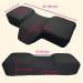 XOLLOZ Curved Memory Foam Lash Bed Pillow for Eyelash Extensions - Black - Buy Online on GoSupps.com