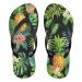 Mnsruu Tropical Palm Leaf Tree Flamingo Bird Flip Flops Flops Flops Sandals Home Home Hotel Spa Bedroom Travel Xs for Men Women X-Small Multi-color
