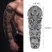 Kotbs Waterproof Black Totem Arm Sleeve Temporary Tattoos Set - 12 Sheets - Buy Online on GoSupps.com