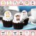 24 x Precut Cute Animals Edible Baby Shower Newborn Party Wafer Rice Paper Cupcake Toppers Cake Decorations - Buy Online on GoSupps.com