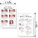 Microblading Healing & Aftercare Postcards | Pack of 30 | Double Sided 4x6 | White with Pictures - Buy Online on GoSupps.com