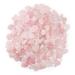 Artistone Natural Rose Quartz Crystal Tumbled Chips Crushed Stones Reiki Healing Small Irregular Shaped Gemstones Jewelry Making Home Decoration (400g)