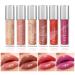 Moisturizing Marbled Liquid Lip Gloss | Water-Based Plumping Lip Gloss with Vitamin E | Hydrating Lightweight Formula for Soft Shiny Lips | 01 - Buy Online on GoSupps.com