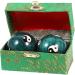 Fomiyes 10-Stk Health Massage Handball - Chinese Baoding Balls | Fengshui Gemstone & Metal Cloisonn Fitness Aid - Buy Online on GoSupps.com