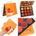 Afflano Gold Yellow Orange Eyeshadow Palette - High Pigment Matte Shimmer Shades for Long-Lasting Sunset Fall Looks on Brown Eyes - Perfect for Women, Men, and Black Skin - Buy Online on GoSupps.com