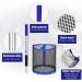 BESPORTBLE Pingpong Ball Retriever - Blue Table Tennis Ball Pick Up Net Bag for Training - Buy Online on GoSupps.com
