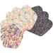 Teamoy 11 Piece Sanitary Pad Set - Reusable Washable Cloth Menstrual Pads and Liners with Wet Bag - Super Absorbent and Comfortable - Leaves Jungle Flowers - Buy Online on GoSupps.com