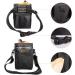 Lanktoo Dog Treat Pouch Bag with Poop Bag Holder - Waterproof Puppy Training Walking Bag in Black and Orange - Buy Online on GoSupps.com