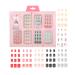 Expressions Girls 7-Day Press On Nails Set | Assorted Colors Nail Accessories for Kids - 84PC Press On Nail Set  Day-Of-The-Week Adhesive False Nails for Girls (PARIS JE T'AIME Collection)   Colorful Novelty Designs Stic...