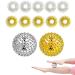Forlush 2 pieces acupressure ball hedgehog ball hedgehog balls massage rings comes with 10 acupressure rings suitable for the massage and relieves tired and painful muscles