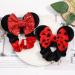 8 Pack Mouse Ear Hair Scrunchies - Velvet Mickey Hair Bows for Women and Girls - Buy Online on GoSupps.com