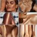 Face Body Luminizer Long Lasting 100ml Skin Moisturizing Body Highlighter Oil Lightweight Texture for Cheek Collarbone Shoulder (Golden Brown) - Buy Online on GoSupps.com