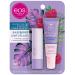 eos FlavorLab Super Soft Shea Lip Balm- Raspberry Kiwi Splash, Overnight Lip Mask and Lip Moisturizer, 24HR Hydration, 2 Pack