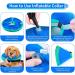 FWLWTWSS Inflatable Dog Collar | Adjustable Velcro Fastener | Leak Protection for Post-Surgery Recovery | Blue XL (Neck: 45.7cm-63.5cm) - Buy Online on GoSupps.com