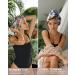 SMPL Objects Microfiber Hair Wrap Towel - Double-Layer Curly Hair Turban for Women - Satin Hair Rock Cloth (Tropical Leaves) - International Shipping - Buy Online on GoSupps.com